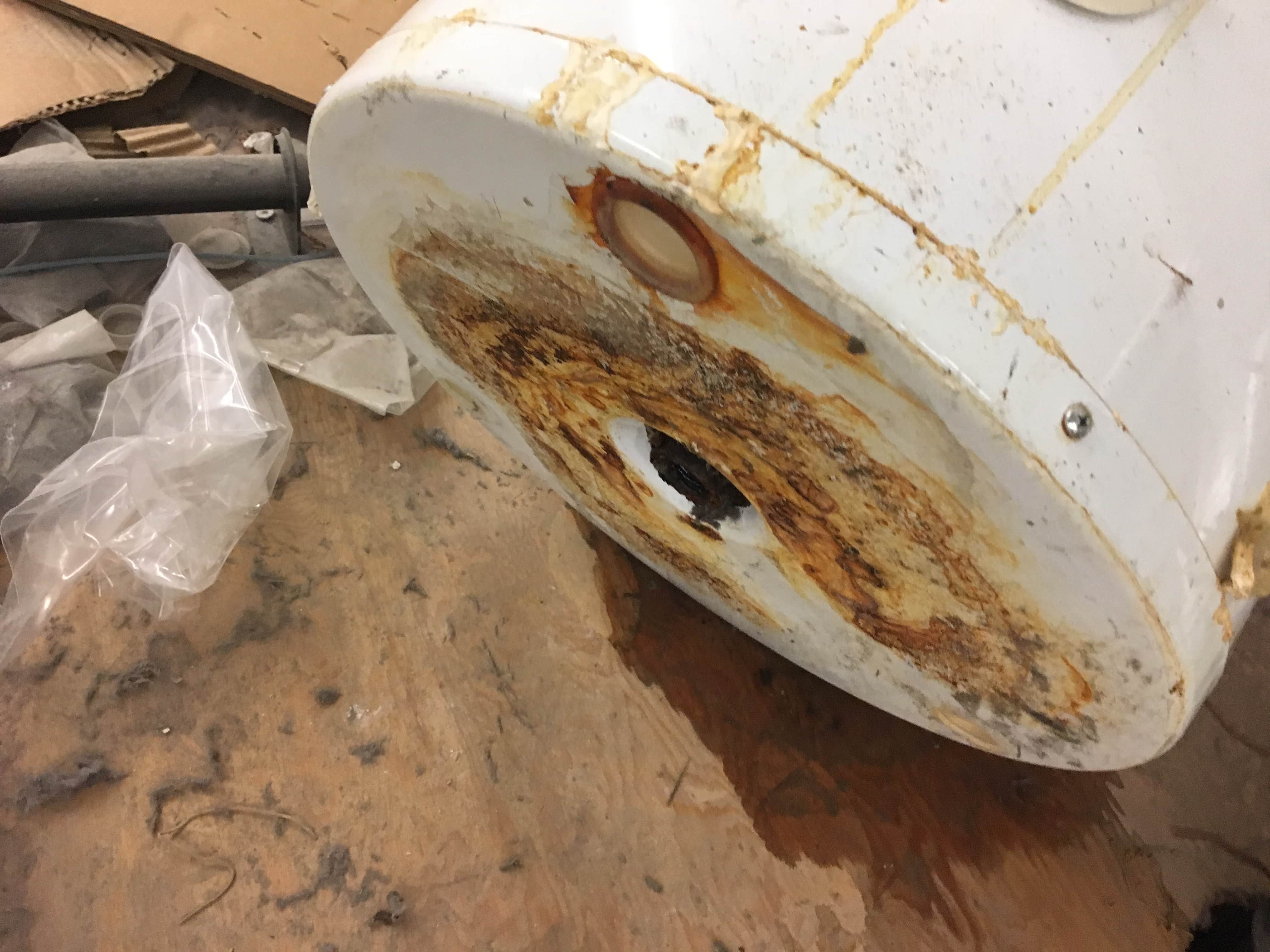 Leaking Water Heater Tank do to Corrosion 